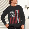 Criminal Justice Major College Student Graduate Graduation Unisex Long Sleeve T-Shirt