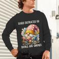 Easily Distracted By Books And Gnomes Book Reading Gnome Unisex Long Sleeve T-Shirt Easily Distracted By Books And Gnomes Book Reading Gnome Unisex Long Sleeve T-Shirt