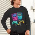 Eighties Console Controller Gaming Player Gadget Nostalgia Unisex Long Sleeve T-Shirt