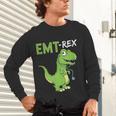 EMT Rex Paramedic Graduation Firefighter Unisex Long Sleeve T-Shirt