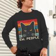 Ew People Cat Saying Introvert Women Men Kids Unisex Long Sleeve T-Shirt Ew People Cat Saying Introvert Women Men Kids Unisex Long Sleeve T-Shirt