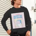 Fun Cute Introvert Cat Character Quote Men Women Unisex Long Sleeve T-Shirt