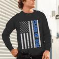 Funny Class Of 2021 American Flag Senior Graduation Unisex Long Sleeve T-Shirt