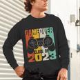GAME OVER Class Of 2023 Video Games Vintage Graduation Gamer Unisex Long Sleeve T-Shirt