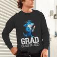 Grad Class Of 2025 Boys Shark Graduation Graduated Unisex Long Sleeve T-Shirt