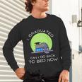 I Graduated Can I Go Back To Bed Now Cat Graduation For Men Women Girls Kids Unisex Long Sleeve T-Shirt