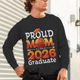 Graduation Basketball Retro Proud Mom Of A 2026 Graduate Unisex Long Sleeve T-Shirt