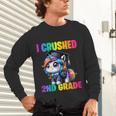 Graduation I Crushed 2nd Grade Unicorn Girls Grad Magical Unisex Long Sleeve T-Shirt