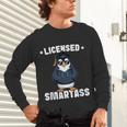 Graduation Penguin Licensed Smartass Graduate Unisex Long Sleeve T-Shirt