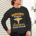 Graduation Shirt Nursing School Survivor Class Of 2018 Tee Unisex Long Sleeve T-Shirt