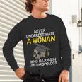 Graduation Student Who Majors In Anthropology Unisex Long Sleeve T-Shirt