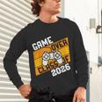 Graduation Video Gamer Game Over Class Of 2026 Senior Unisex Long Sleeve T-Shirt