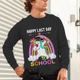 Happy Last Days Of School Graduation Class 2022 Unicorn Girl Unisex Long Sleeve T-Shirt