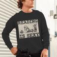 Hot Pin Up Girl Comic Book Vintage Reading Is Sexy Unisex Long Sleeve T-Shirt Hot Pin Up Girl Comic Book Vintage Reading Is Sexy Unisex Long Sleeve T-Shirt