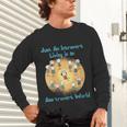 Introvert Extrovert Cartoon In Asstrovert World Unisex Long Sleeve T-Shirt Introvert Extrovert Cartoon In Asstrovert World Unisex Long Sleeve T-Shirt