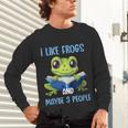 Introvert Herpetologists Amphibian Frog Lover Unisex Long Sleeve T-Shirt