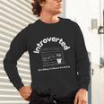 Introverted But Willing To Discuss Gardening Introverts Unisex Long Sleeve T-Shirt Introverted But Willing To Discuss Gardening Introverts Unisex Long Sleeve T-Shirt