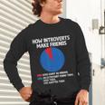 How Introverts Make Friends Sayings For Introverts Unisex Long Sleeve T-Shirt How Introverts Make Friends Sayings For Introverts Unisex Long Sleeve T-Shirt