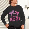 Kids Class Of 2031 Kindergarten Girls Graduation T-Shirt Unisex Long Sleeve T-Shirt