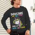 Kids Daycare Graduation Unicorn Last Day Of School Kids Unisex Long Sleeve T-Shirt