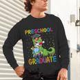 Kids Preschool Graduate T-Rex Dinosaur Preschool Graduation Unisex Long Sleeve T-Shirt