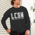 LCSW Licensed Clinical Social Worker Graduation Unisex Long Sleeve T-Shirt