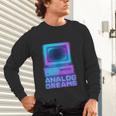 Lofi Reverie Analog Dreams Pixel 90s Desktop VHS Nostalgia Unisex Long Sleeve T-Shirt