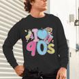 I Love 90's Retro Style Nostalgia Vibe 1990's Party Unisex Long Sleeve T-Shirt