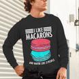 Macaroons Dessert Antisocial Introvert Pastries Food Lover Unisex Long Sleeve T-Shirt Macaroons Dessert Antisocial Introvert Pastries Food Lover Unisex Long Sleeve T-Shirt