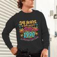 Made In 1990 Limited Edition 90s Nostalgia 34th Birthday Unisex Long Sleeve T-Shirt