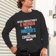 Masters In Education Degree Graduation Women MeD Unisex Long Sleeve T-Shirt