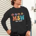 MSW Est 2025 Graduation School Social Worker Shirt Master Unisex Long Sleeve T-Shirt
