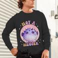 Not a Hugger Cute Pufferfish Autism Awareness Introverts Unisex Long Sleeve T-Shirt