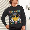 Peace Out 5th Grade Graduation Last Day Of School Unisex Long Sleeve T-Shirt