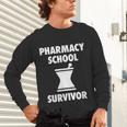 Pharmacy School Survivor PharmD Graduation T-Shirt Unisex Long Sleeve T-Shirt