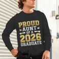 Proud Aunt Of A 2026 Graduate Shirt Class Of 2026 Graduation Unisex Long Sleeve T-Shirt