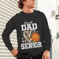 Proud Dad Of A 2026 Senior Basketball Graduation Leopard Unisex Long Sleeve T-Shirt