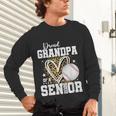 Proud Grandpa Of A 2026 Senior Baseball Graduation Leopard Unisex Long Sleeve T-Shirt
