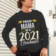 Proud Mama Of A 2021 Graduate Graduation Clothes MBA PhD Unisex Long Sleeve T-Shirt