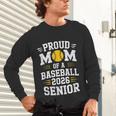 Proud Mom Of Baseball Senior 2026 Graduation Unisex Long Sleeve T-Shirt
