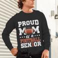 Proud Mom Of a Football Senior 2026 Graduation Gifts Unisex Long Sleeve T-Shirt