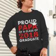 Proud Papa Of A Class Of 2018 Graduate Shirt Graduation Unisex Long Sleeve T-Shirt
