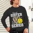 Proud Sister Of A 2026 Senior Softball Graduation Leopard Unisex Long Sleeve T-Shirt