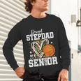 Proud Stepdad Of A 2026 Senior Basketball Graduation Leopard Unisex Long Sleeve T-Shirt
