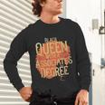 Queen Associate Degree Afrocentric GraduationShirt Unisex Long Sleeve T-Shirt