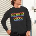 Rainbow LGBT Pride Senior 2023 Graduation Unisex Long Sleeve T-Shirt