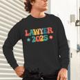 Retro Lawyer 2025 Attorney School Graduation Student Lawyer Unisex Long Sleeve T-Shirt