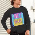 Retro TechnologyOld School Floppy Nostalgia 90s Generation Unisex Long Sleeve T-Shirt