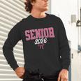 Senior 2026 Pink Coquette Bow Class Of 2026 Graduation Women Unisex Long Sleeve T-Shirt