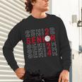 Senior Class Of 2024 Graduation 2024 Maroon Basketball Unisex Long Sleeve T-Shirt